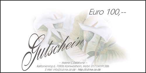 Gutschein Euro 100,--
